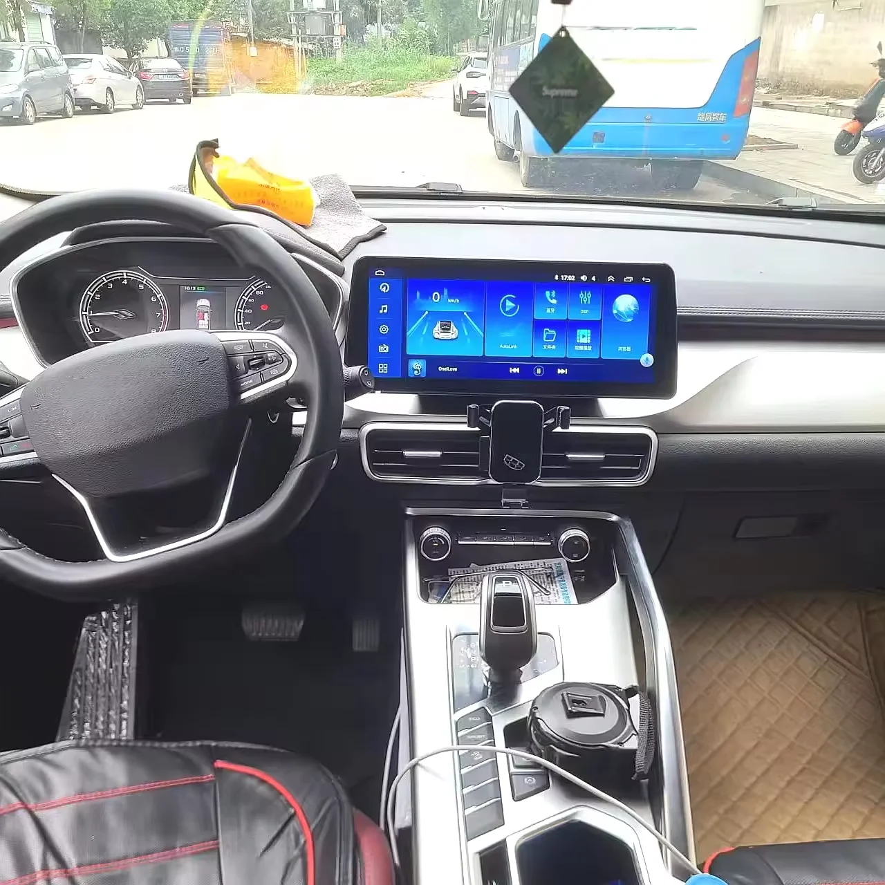 12.3inch IPS Screen Android Car Radio With Carplay DSP WiFi for Geely Coolray Binyue X50 2019-2023 Car GPS Navigation Player
