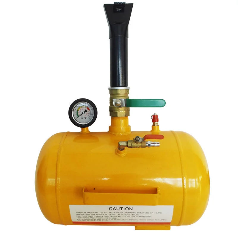 Портативный воздушный насос 10 галлонов, бустер для шин грузовиков с быстрым клапаном, воздушный компрессор