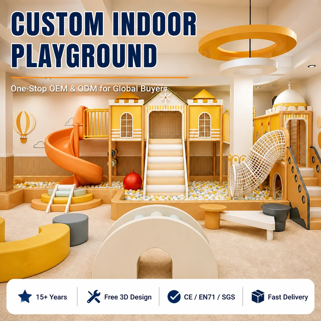 Indoor Naughty Castle Kids Soft Play Playground Equipment CE CPC Certified Ball Pit Slide Climbing Frame Foam for Daycare