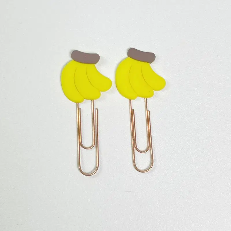 Cute Resin Paper Clips and Memo Photo Clip Metal Bookmarks with Page Holder