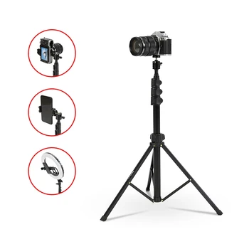 MT38 Heavy Duty Aluminum Lightweight Mobile Holder Extendable Phone Tripod Stand Selfie Stick Tripod