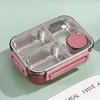 Three grid stainless steel Pink