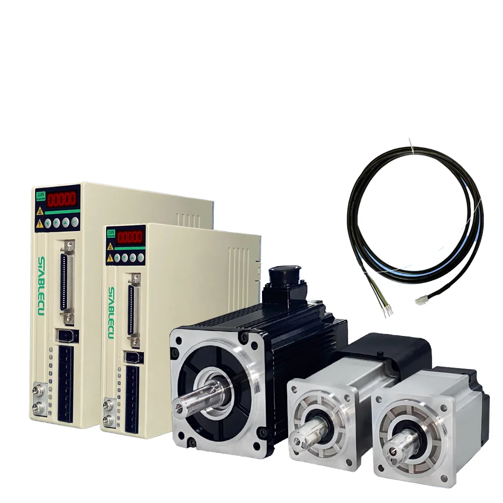 Multi Power Functions Tool Blocks Servomotor Brake 380v 3kw 50kw 750 Watts Ac Servo Motor