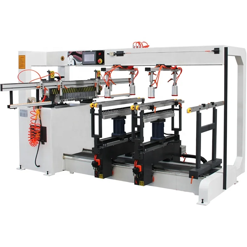 Máquina de perforación de múltiples filas con 21×3 taladros para carpintería