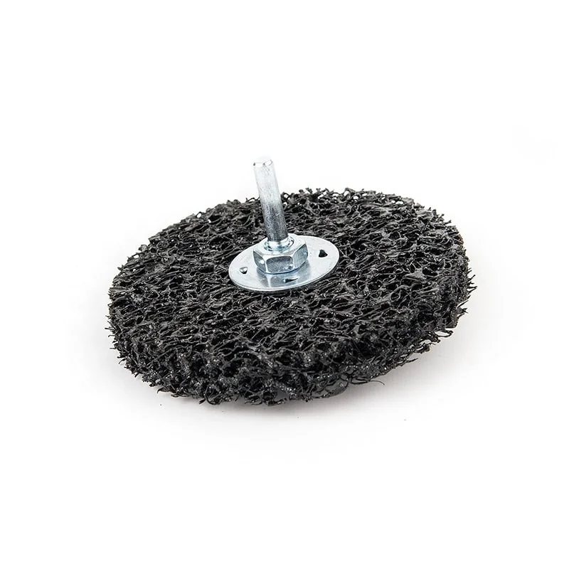 Glory Abrasives 100mm Silicon Carbide Spindle Clean Strip Disc For Painting Removal Flap Wheel