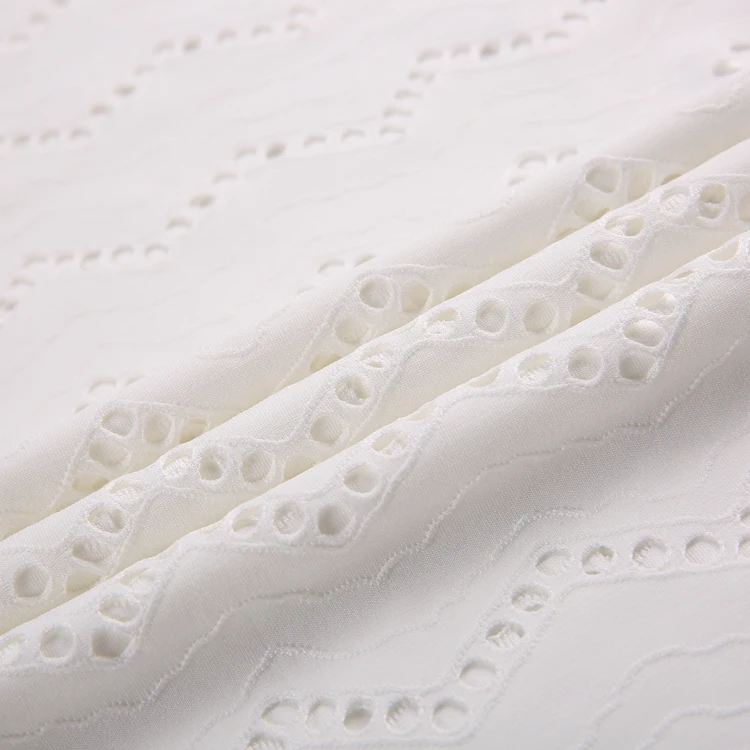 white brocade fabric