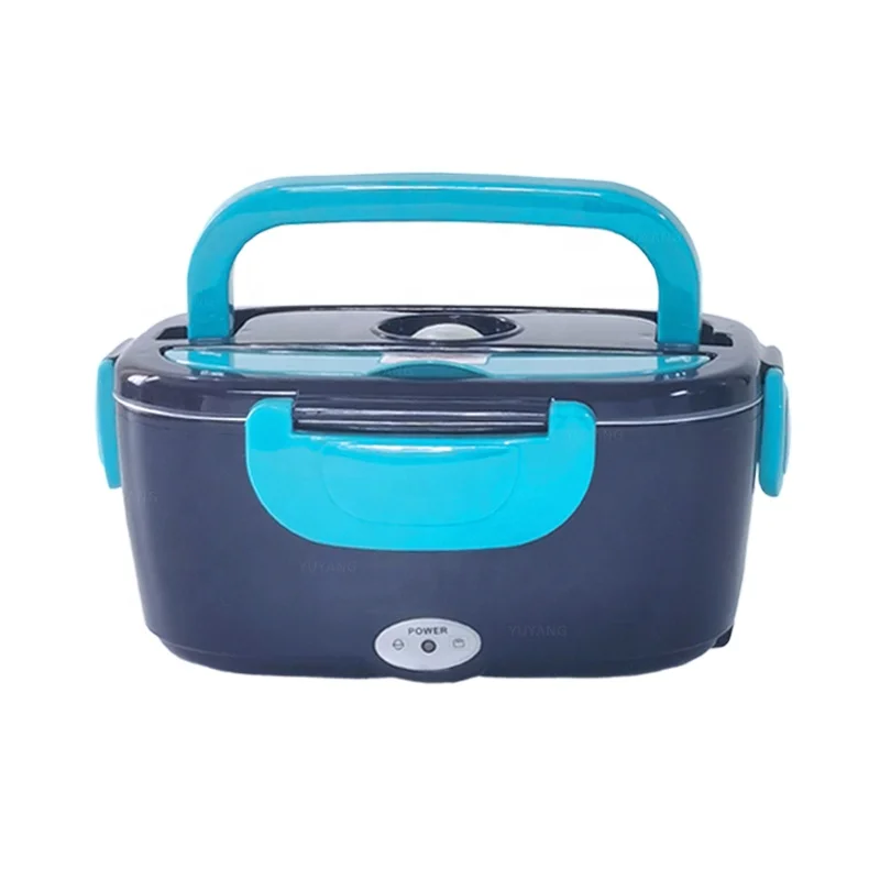 WinGaYe Electric Lunch Box 60W Faster Food Warmer, 1.8L Larger Self Heating ,12V 24V 110V Portable Food Heater for Car Truck Work,Leakproof Removable : Vingud Electric Lunch Box, 3 in 1 Heated Lunch Box for