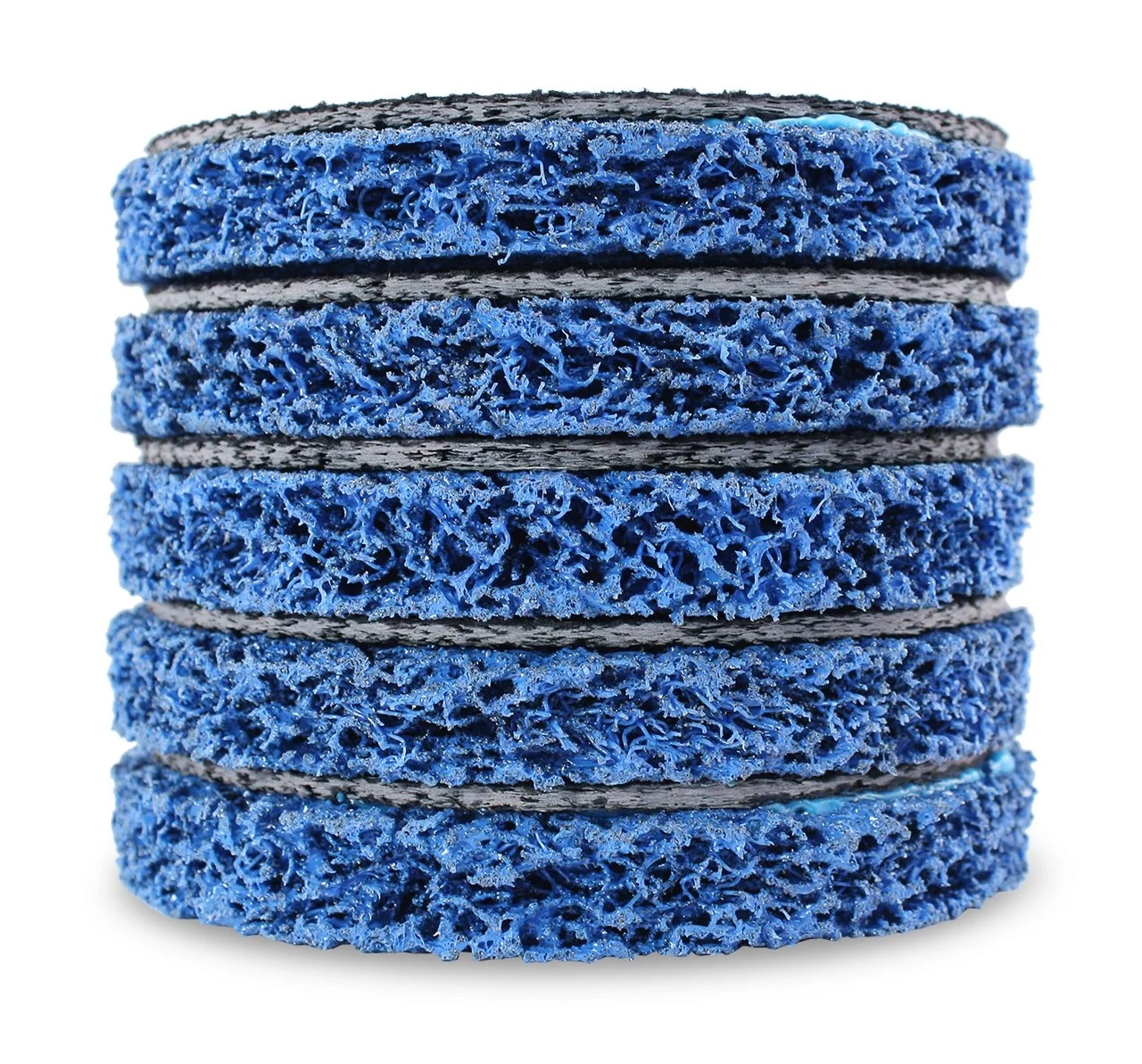 GLORY 100mm fiberglass blue color silicon carbide abrasive strip disc for removing rust