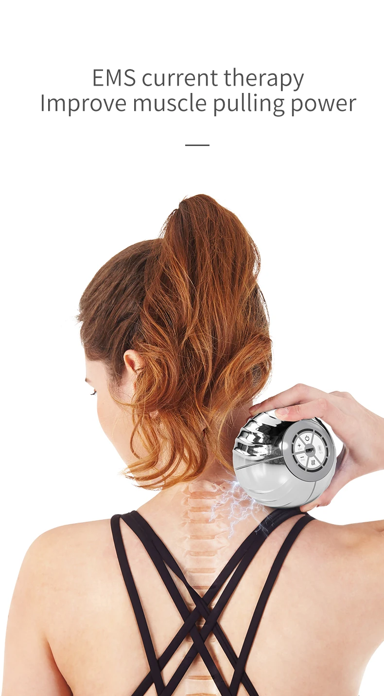 Best Seller Electric Rechargeable Battery Spiky Vibrating Yoga Massage