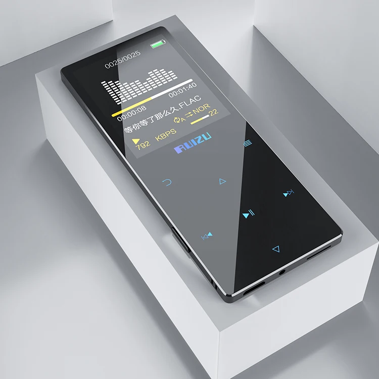 Original Type Ruizu D51 MP3 Player Advanced Happy Birthday Song Portable Download MP3 Music Player