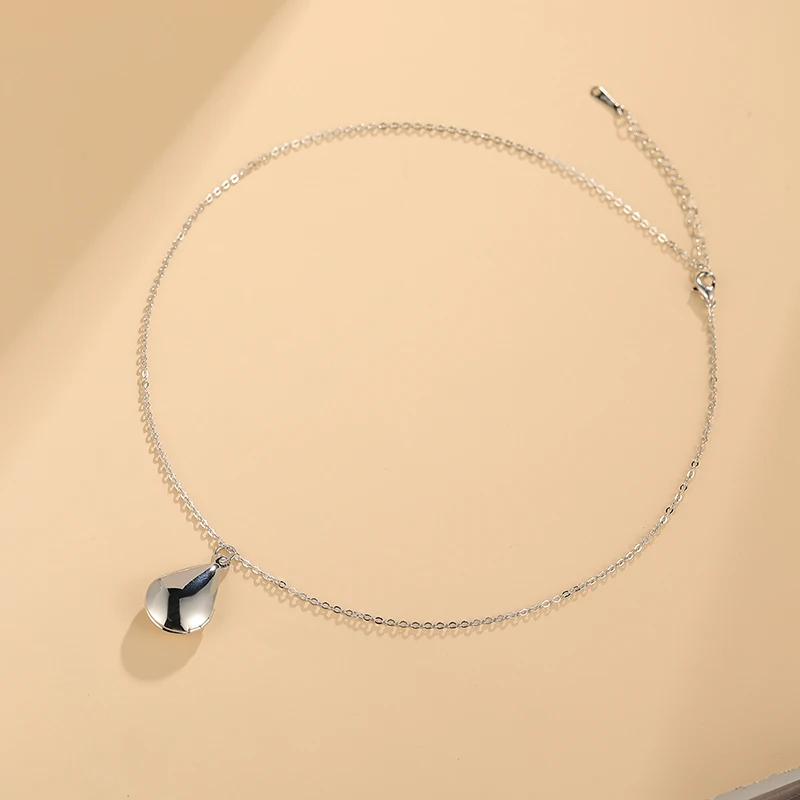 Custom Cheap Drop Photo Frame Sublimation Locket Necklace for Women