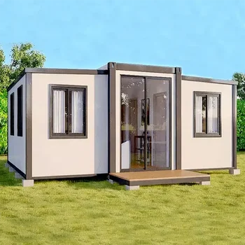 Fast Build 20Ft 40Ft Prefabricated Portable Home 2 3 4 5 Bedroom Folding Container Expandable House Prefab Luxury Villa