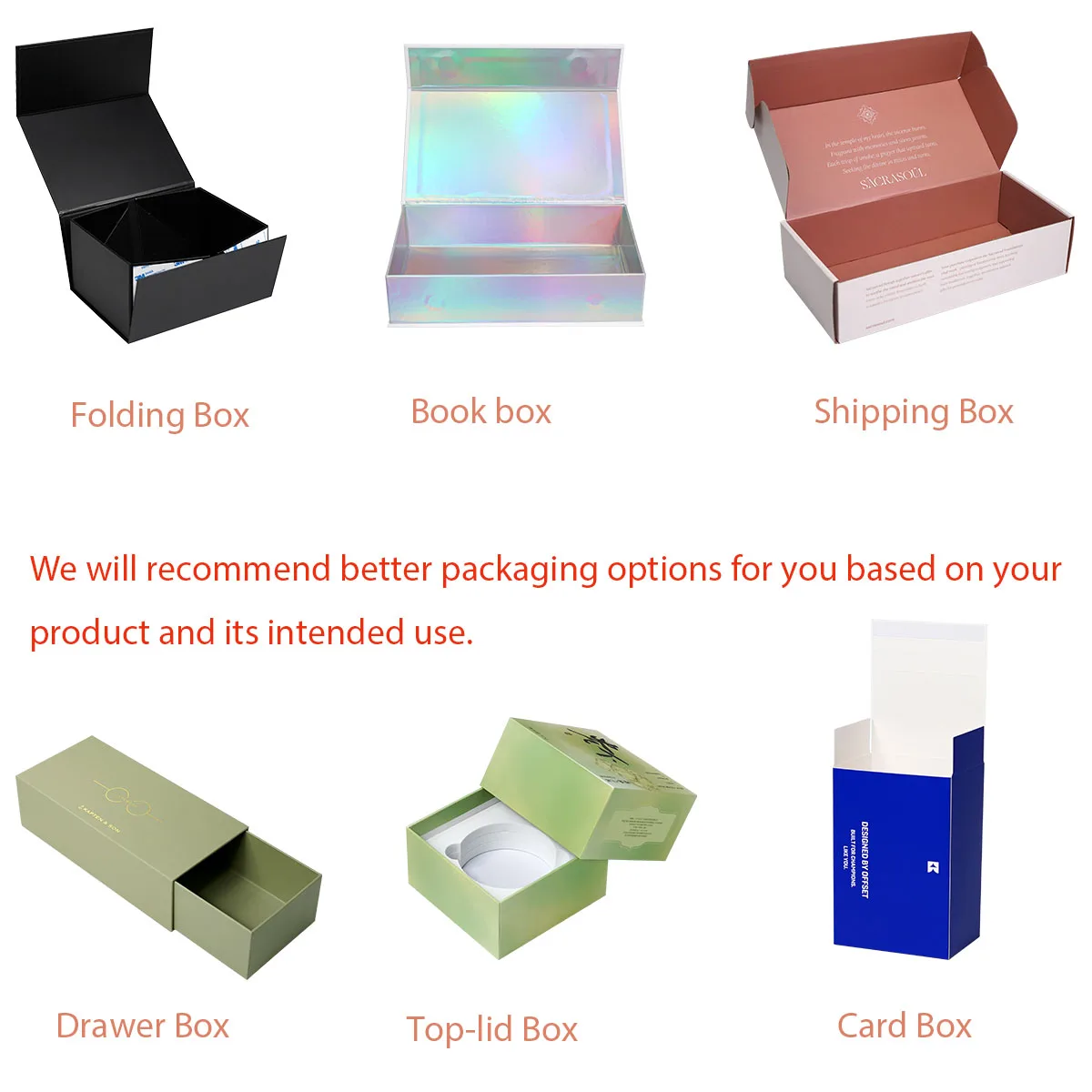 Custom Folding Magnetic Packaging Box Gift Box with UV Printing Logo Hot Foil Stamp Embossing and Matt Lamination