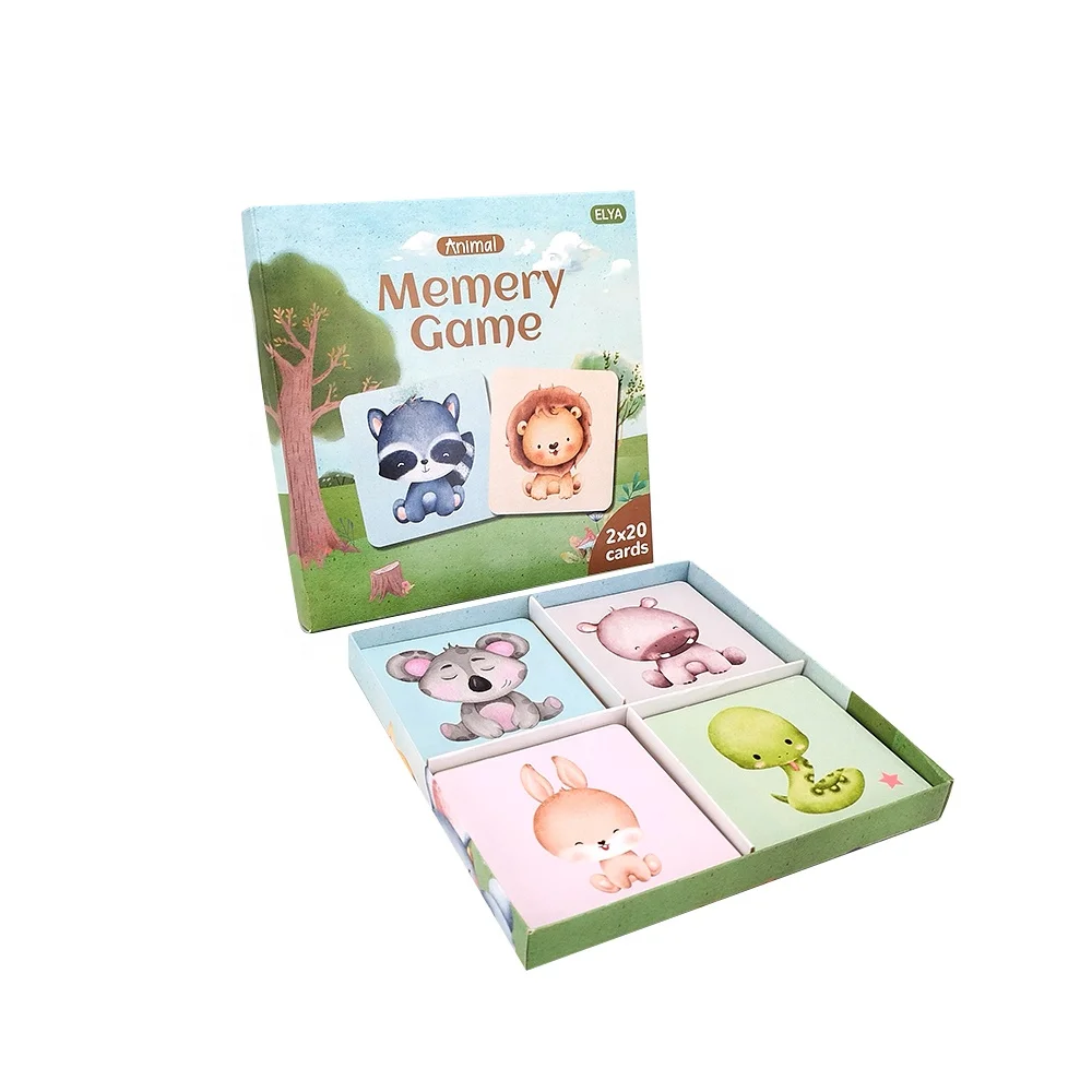 Professional Printed Memory Flash Card Matching Card Game