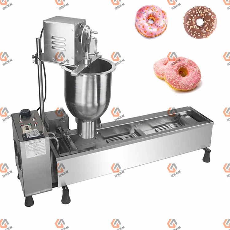 High Quality Doughnut Fryer Chocolate Glazing Machine Donut Making Machines Commercial