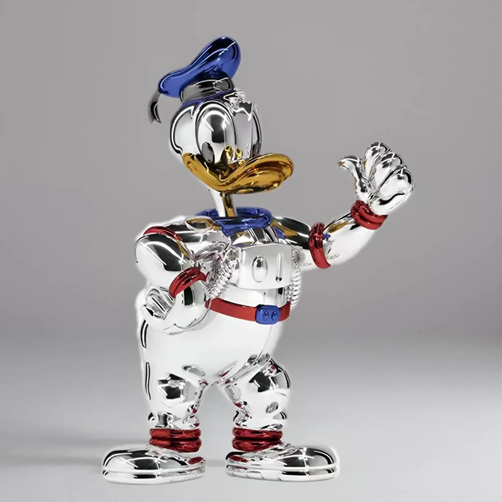 Plated Mickey Astronaut Sculpture - Customized Home Decor