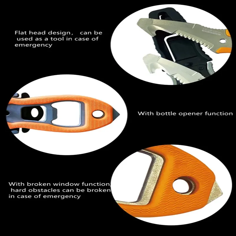 Marine-Grade Diving Knife with Adjustable Arm Straps for Scuba Diving