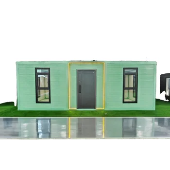 Premade Expandable Steel Sandwich Panel Container House 20ft & 40ft Prefabricated Foldable Prefab Villa Tiny Greenhouse Home Use