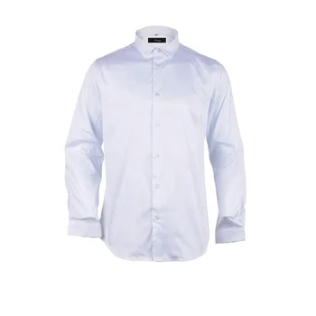 Hot sale wholesale custom soft cheap 100% cotton adults button up white men's formal dress shirt