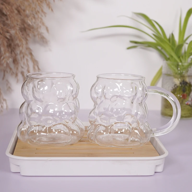 Competitive Price Good Quality Multi-Functional handmade Cold Insulated glass cup supplier