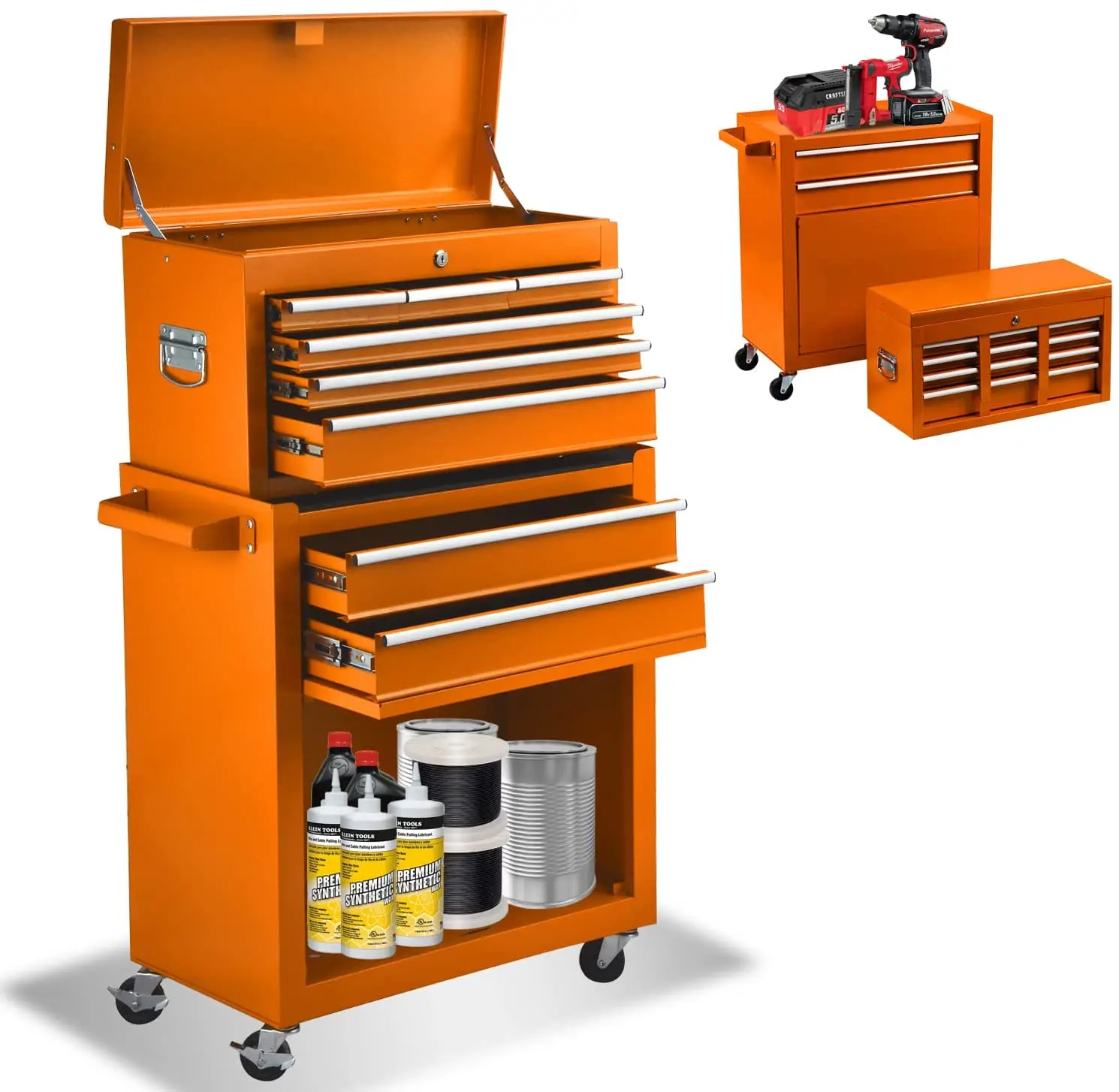 8 тянущихся заводских помощников автоматический инструмент комбинированный ящик и