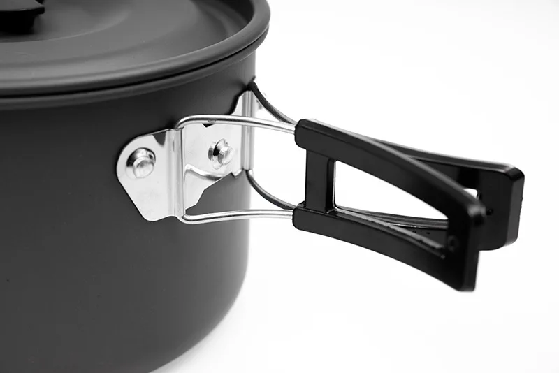 1.7l Camping Cookware Pot Camping Cooking Portable Mess Kit Backpacking