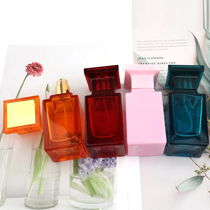 Source 50ML Factory Price Solid Color Customize Empty Perfume Bottle Design  Glass Perfume Bottle Glass Packaging on m.
