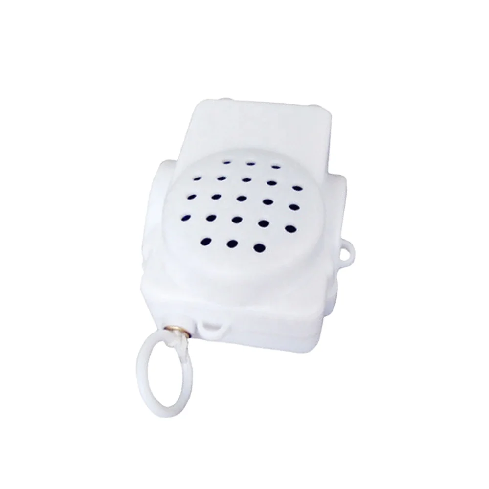 Small battery operated pull string sound box speaker for custom talking woody doll