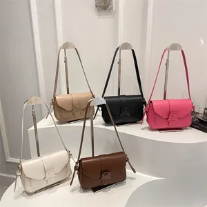 Chic Parisian-Style Tote Bag Luxury PU Leather Crossbody Bag for Women Elegant Vintage Design Shoulder Bag