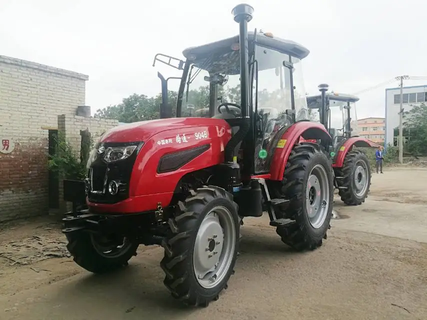 LUTONG 90Hp Mini Agricultura Tractor TB904 with Paddy Tires for Sale