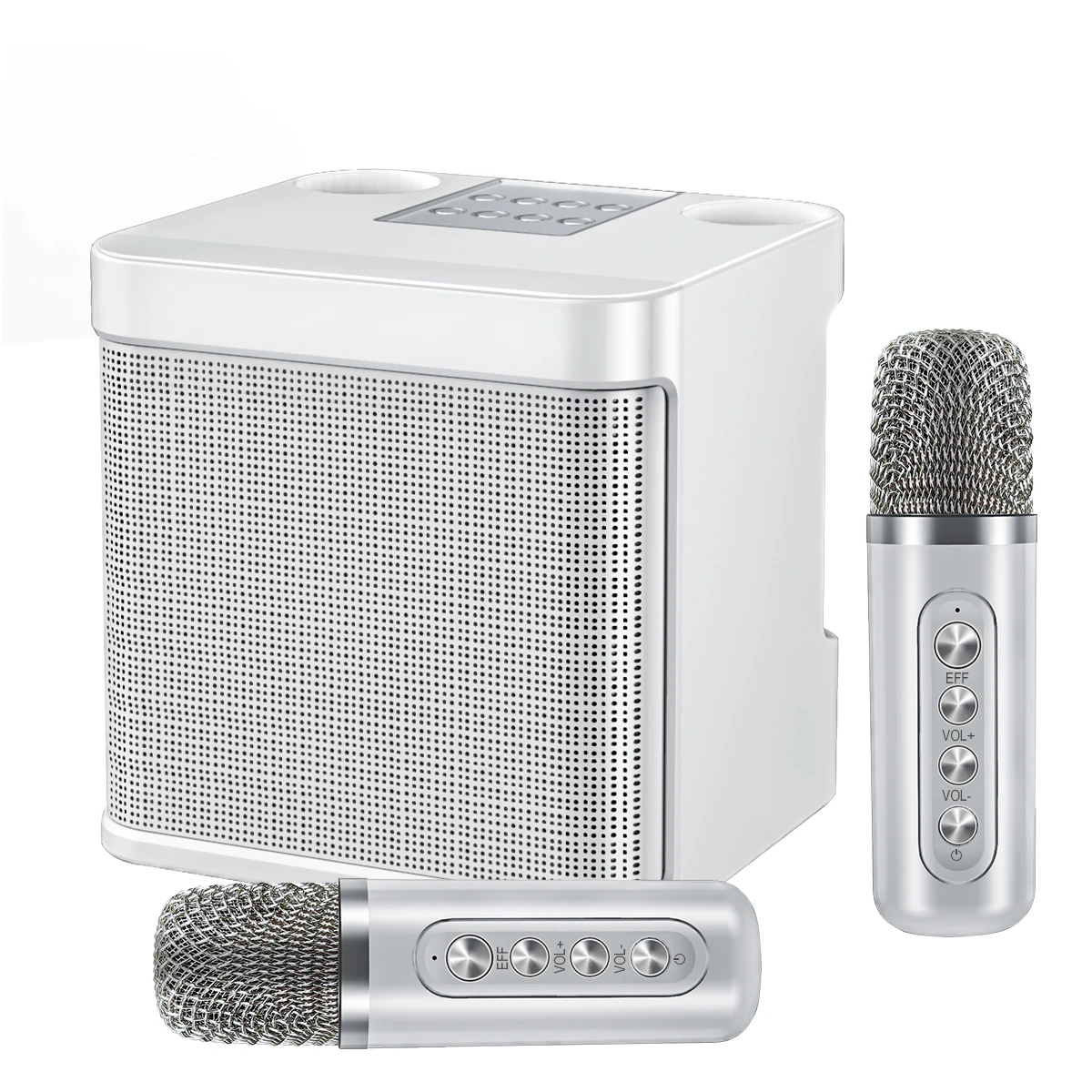 Karaoke Machine Speaker & 2 Wireless Microphones YS-203 Portable