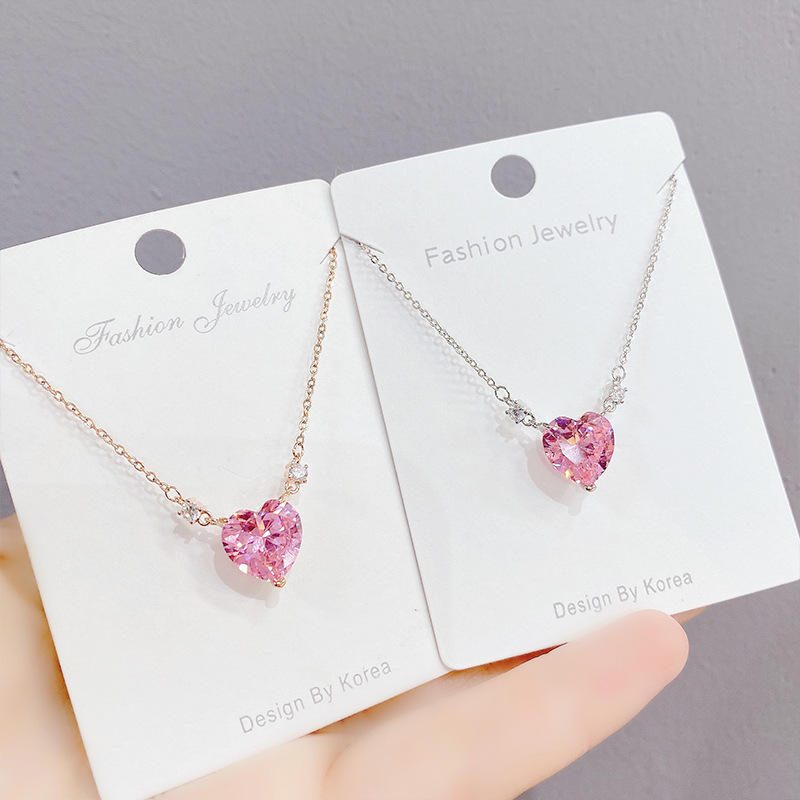 韓国ブランドHei★芸能人着用_sanding heart necklace_2色 韓国ブランドHei☆芸能人着用 HEART TOGGLE PEARL NECKLACE_2色