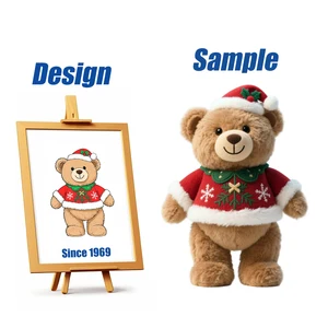 Shengye China Factory Custom Logo Stuffed Soft Teddy Bear Plush Toy Stuffed Animal Teddy Plushies Doll for Halloween Christmas
