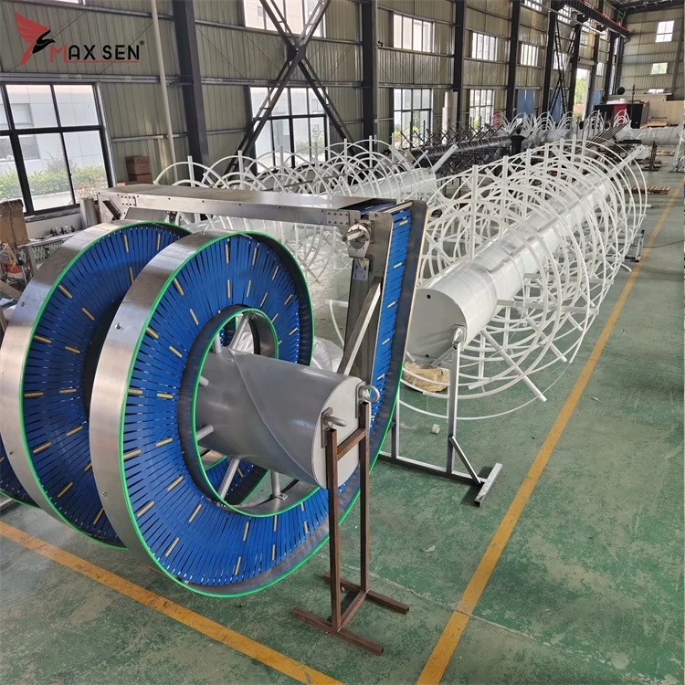 Maxsen Conveyor System Logistic Screw Conveyor Spiral Lifting Vertical Conveyor for Cargoes Transportation