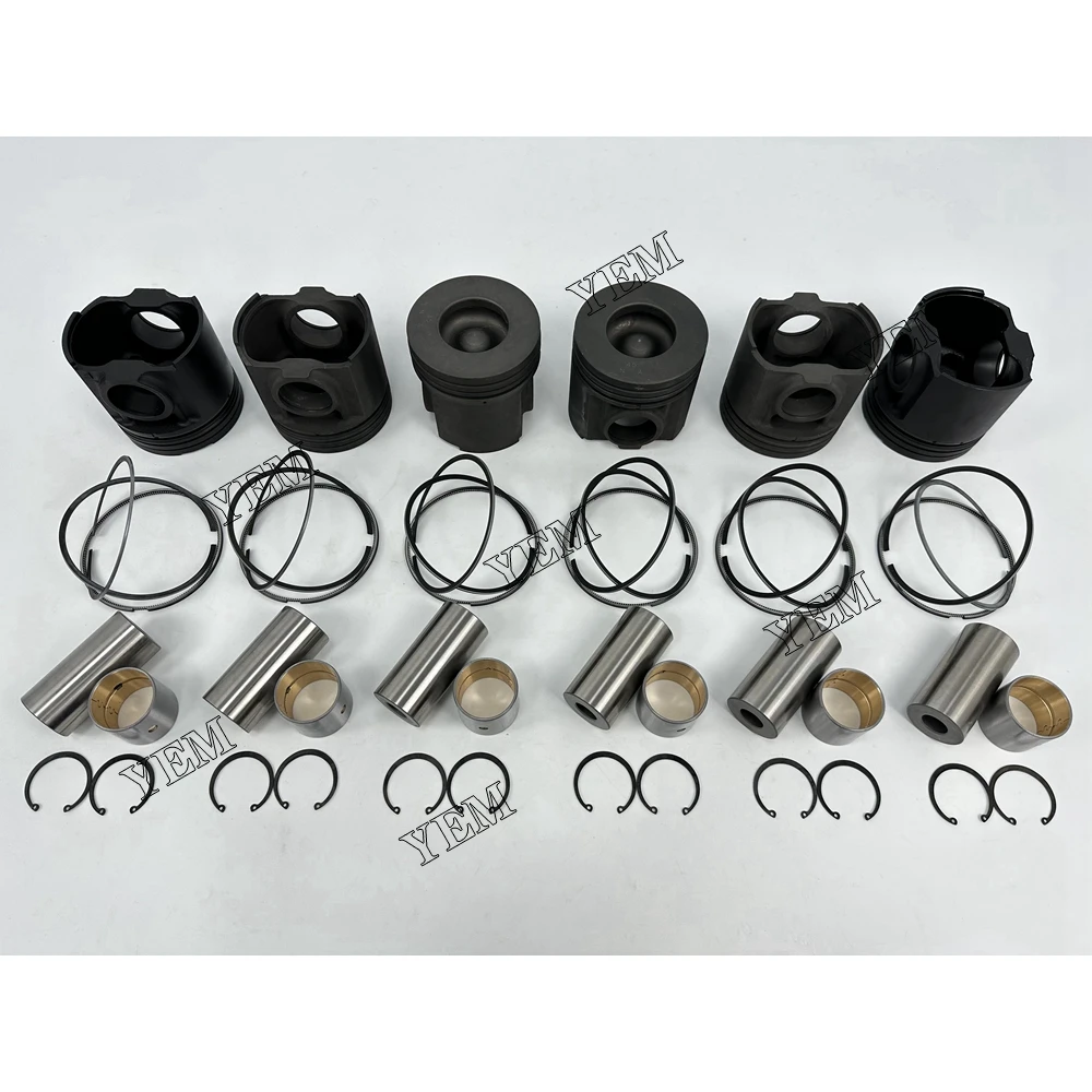 For Komatsu 6D125 Piston Rings Set Engine Parts 2