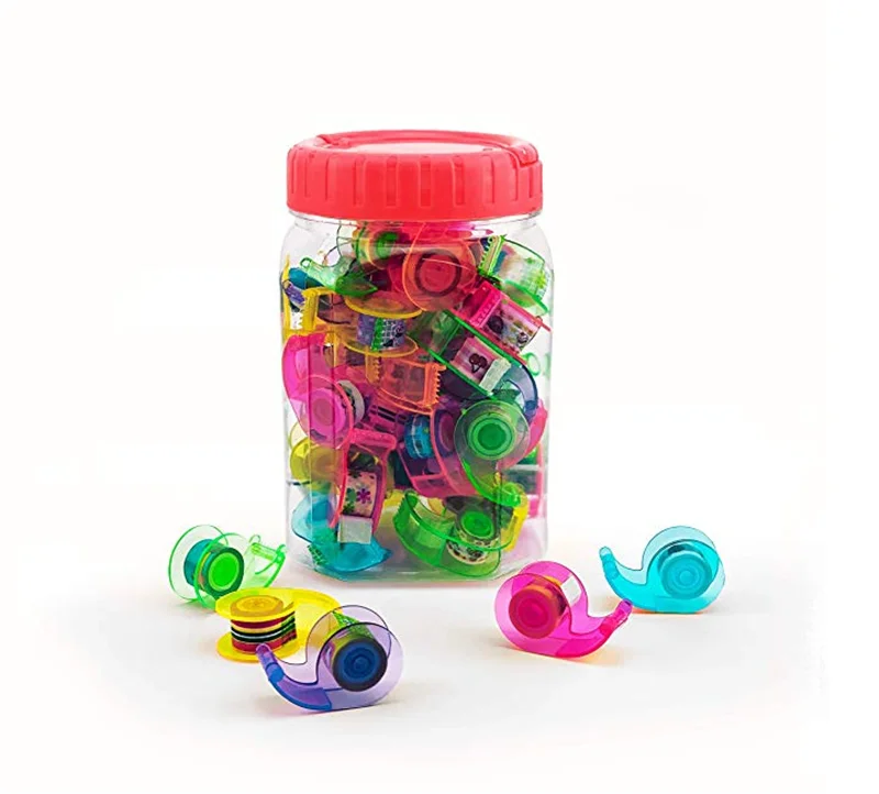 Recollections Neon Washi Tape Dispenser - 8 Rolls Bright Colored Crafting Tape Set