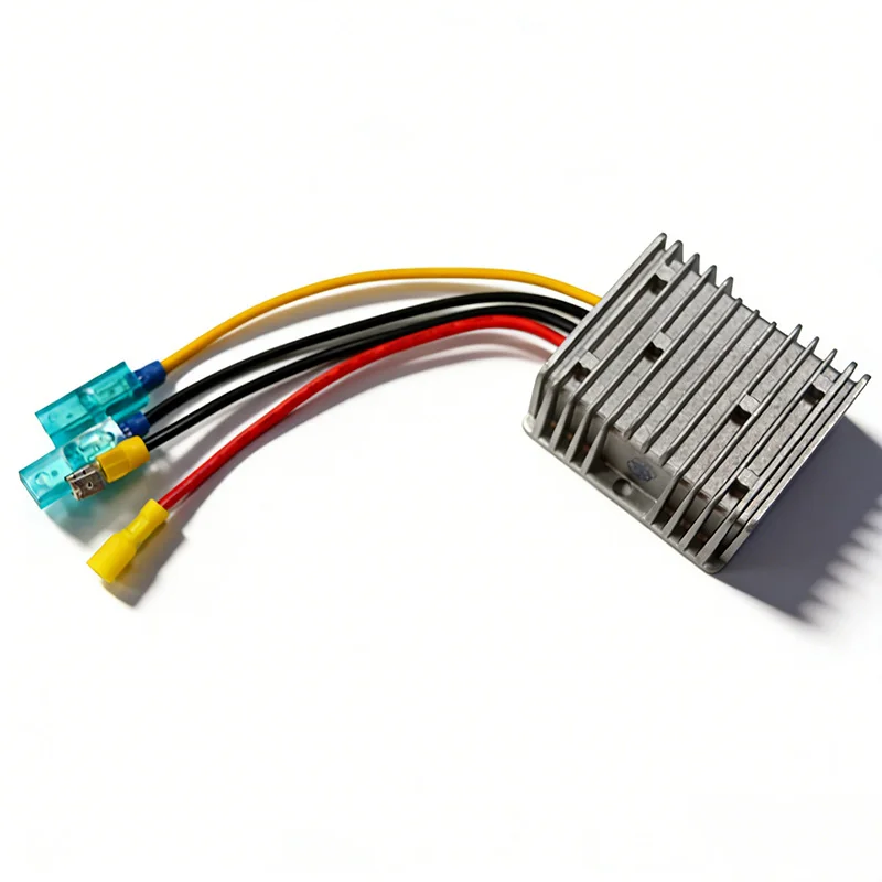 DC DC Converter 48V to 12V with Custom Wire Harness | Power Module for Industrial Automotive Battery Systems