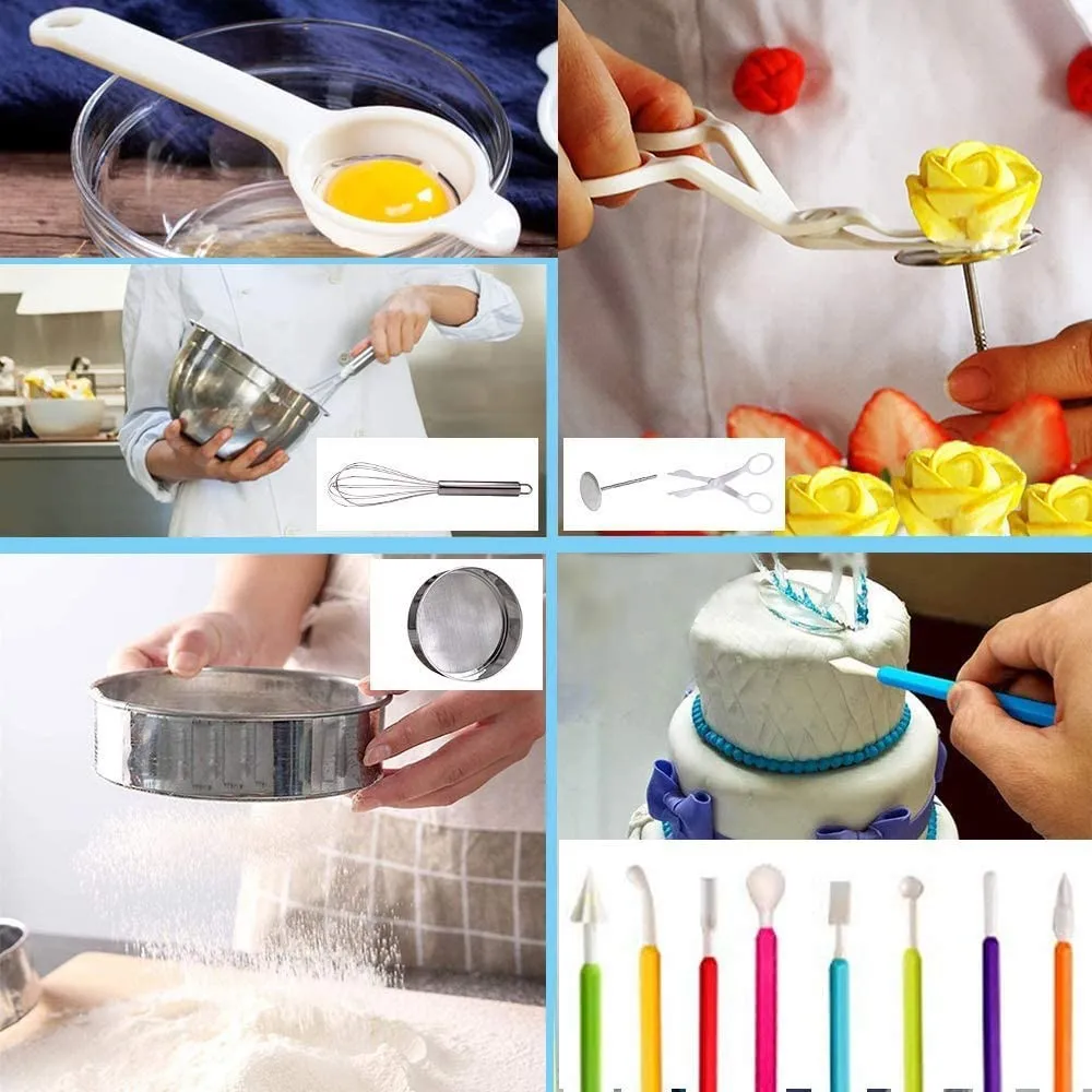 512 pcs cake decorating supplies kit