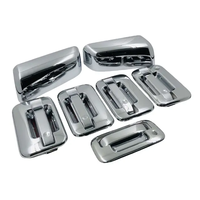 Fit for FORD 2004-2008 F150 side door Handle cover tailgate handle cover chrome side mirror cover