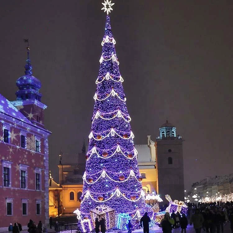 屋外用巨大RGB LEDクリスマスツリーのトップスター3Dモチーフライト