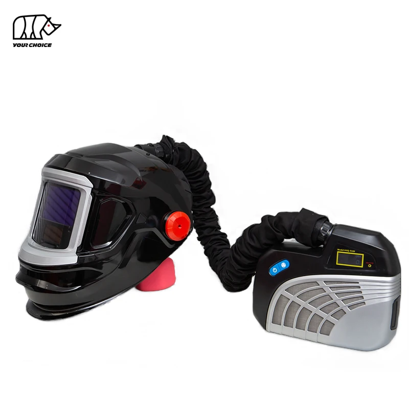 INWELT 2023 Custom Air Filter Electronic Solar Automatic Air Purifying Ventilated Respirator Welding Helmet Auto Darkening