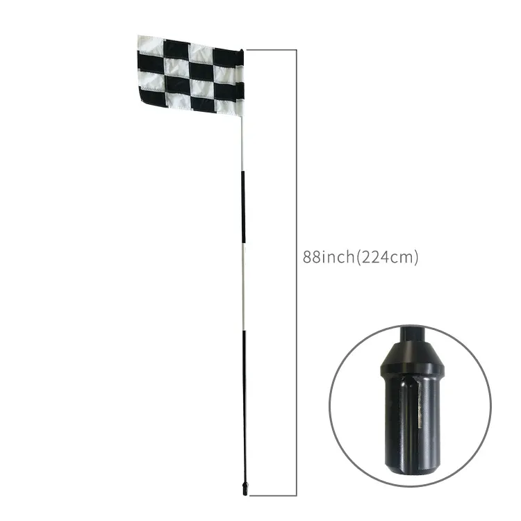 Wholesale Golf Flagstick Golf Pole Flag Flagpole Cup Holder Set Folr