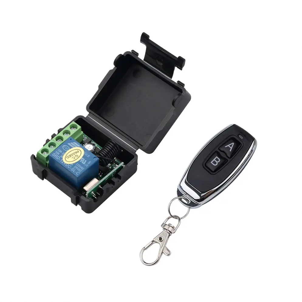 QWORK Car Wireless Remote Control Battery Switch DC 12V Long Range Remote Transmitter and Receiver 