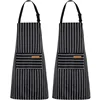 Black Width Striped