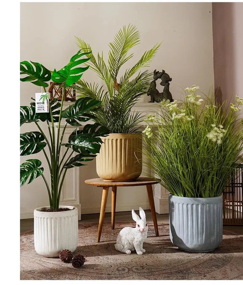 product factory direct mgo flower pot magnesium oxide planter fiber clay lightweight cement decorative indoor outdoor oem manufacturer-5