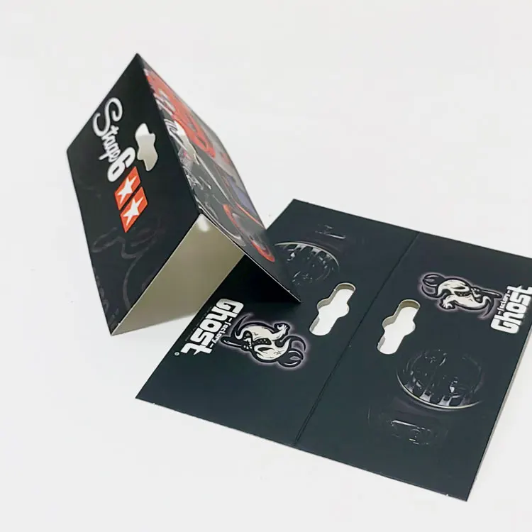 Custom Paper Euro Hole Hanger Sock Packaging Polybag Bag Topper Cards ...