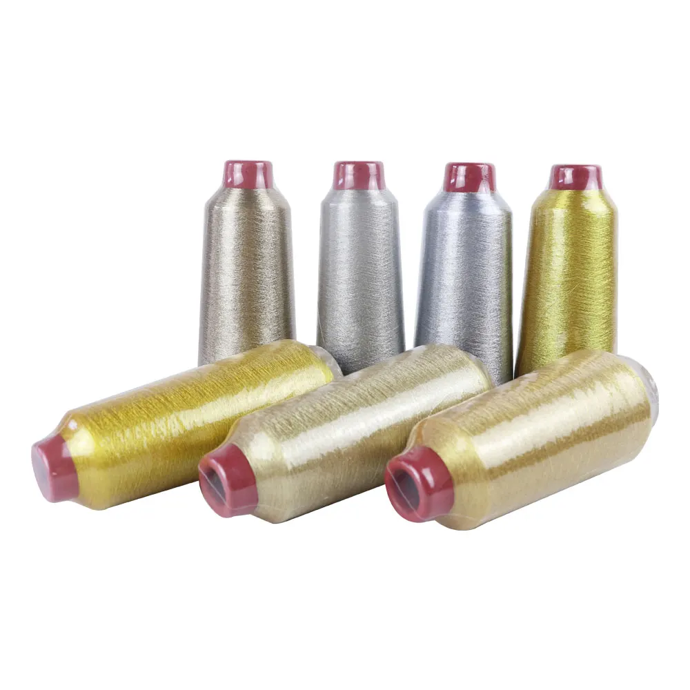 Rainbow Pure Silver for Lurex Dongyang Metallic Yarn Embroidered High Tenacity for Sewing Knitting Weaving & Embroidery
