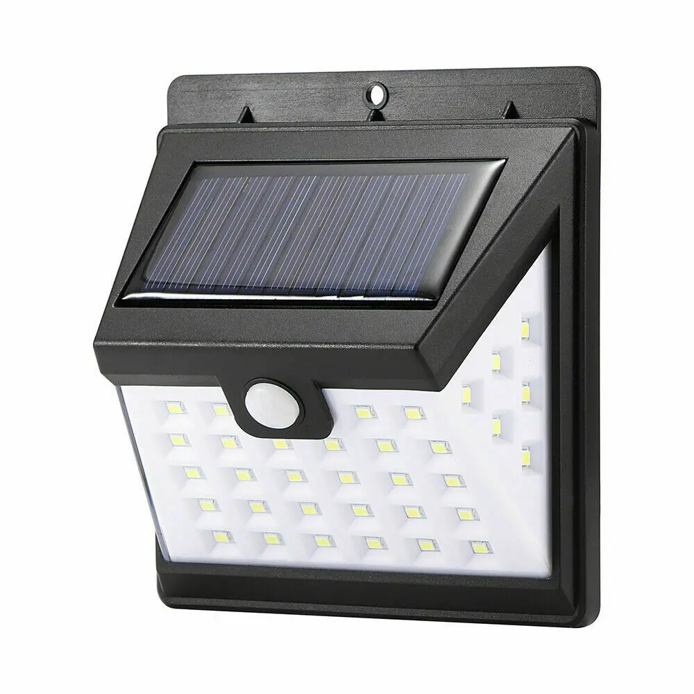 Garage Lyyt 40 LED Solar Security Light with Motion Sensor for Homes Gardens 