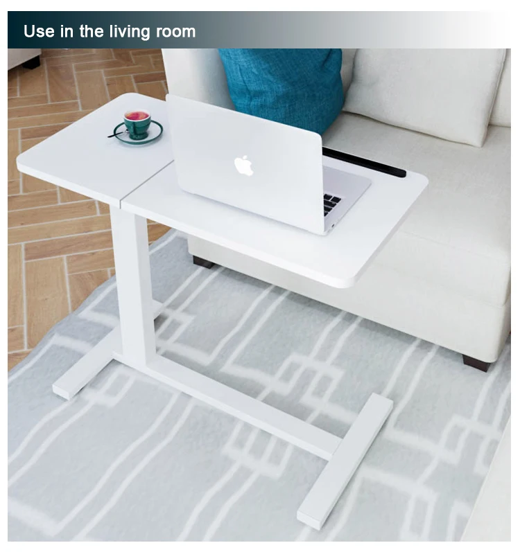 Modern Reciprocate Study Desk for  Sofa Computer  Adjustable Height Bed Side Desk