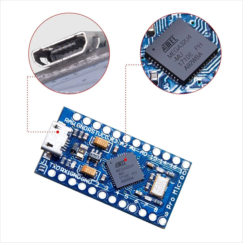 Micro hid. Pro Micro atmega32u4. Atmega32u4 d11 Pin na Pro Micro. Arduino Pro Micro. Макетная плата микроконтроллера.